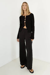 SNDYS Etta Top Black