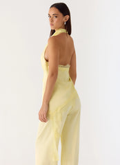 Emilee Cowl Top - Yellow