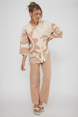 Nalani Knit Pants Wood