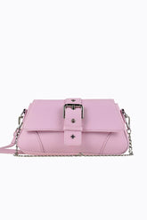 Peta And Jain Maddy Buckle Shoulder Bag Chain Pink