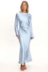 Loveland Cowl Back Midi Dress Ice