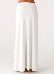 Shoreline Glow Maxi Skirt - Off White