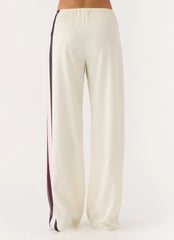 Deacon Low Rise Pants - Bloom Stripe