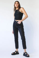 DR DENIM Nora Jeans Black Retro