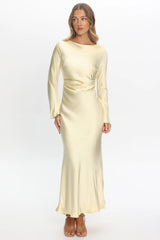 Loveland Cowl Back Midi Dress Butter