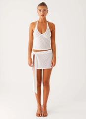 Bernie Halter Top - Ivory