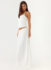 She Means It Maxi Skirt - Ivory