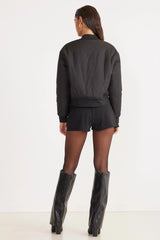 SNDYS Roberta Mini Shorts Black