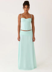 Tayana Corset Top - Pistachio