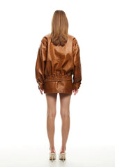 LIONESS Uma Mini Skirt Tan
