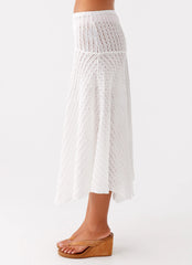 Katta Midi Skirt - Ivory