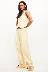 LIONESS Je Suis Pants Butter